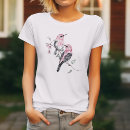 Suche nach rosa vogel tshirts Für sie