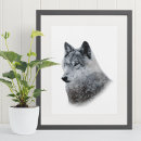 Suche nach schwarzer wolf poster Wald