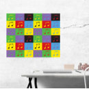Suche nach musiknoten poster Bunt
