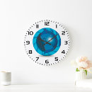 Suche nach blue planet wanduhren Globus