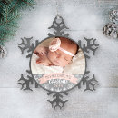 Suche nach schneeflocken ornamente Babys erste weihnachten
