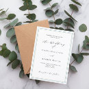 Suche nach formale hochzeit einladungen Staubblau