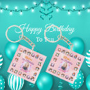 Suche nach geburt schlüsselanhänger Für sie/ihn