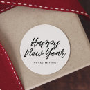Suche nach happy new year aufkleber Typografie