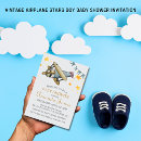 Suche nach vintage airplane einladungen Luftfahrt