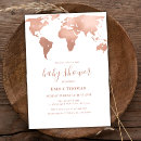 Suche nach world map einladungen Geschlechtsneutrale babydusche
