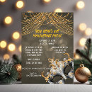 Suche nach holiday party invitation postkarten Gold