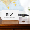 Suche nach schwarz weiß gepäckanhänger Initiale