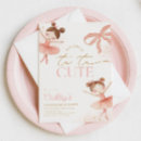 Suche nach rosa ballett einladungen Ballettgeburt