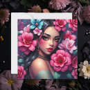 Suche nach schöne frau karten Blumenreich