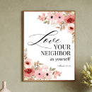 Suche nach nachbarn poster Schrift