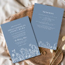Suche nach botanical wedding einladungen Staubblau