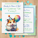 Suche nach der hamster einladungen Aquarell