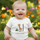 Suche nach niedliche giraffe babykleidung Personalisiert