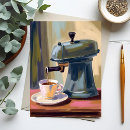 Suche nach kaffeemaschine postkarten Aquarell