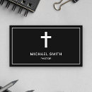 Suche nach weißes kreuz visitenkarten Pastor