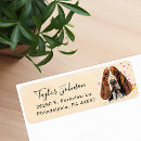 Suche nach basset rücksende aufkleber Niedlich