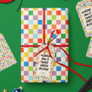 Suche nach schachbrettmuster geschenkpapier Jede person