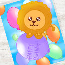 Suche nach bunter lowe einladungen Für kinder