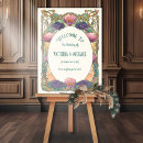 Suche nach willkommensschild hochzeits poster Jugendstil