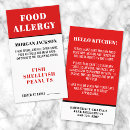 Suche nach allergie visitenkarten Für alle