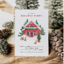 Suche nach winter hütte einladungen Aquarell