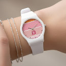 Suche nach rosa streifen uhren Monogramm
