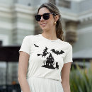 Suche nach hexe silhouette tshirts Gruselig