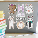 Suche nach cute cartoon cat aufkleber Für alle