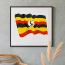 Suche nach uganda poster Flagge von uganda