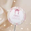 Suche nach liebe geburtstag aufkleber Rosa schleife