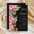 Suche nach rosa und schwarze hochzeit einladungen Braut