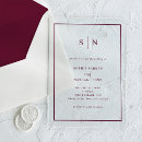 Suche nach monogramm m einladungen Elegant