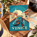 Suche nach vintage venedig postkarten Reiseplakat