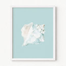Suche nach weiße muschel poster Blau