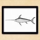 Suche nach schwertfische poster Vintag