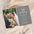 Suche nach 25th wedding anniversary einladungen Elegant