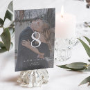 Suche nach schwarz weiß hochzeit tischkarten Foto
