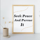 Suche nach frieden poster Elegant