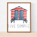 Suche nach beach huts poster Ocean