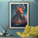 Suche nach ausbruch poster Vulkan