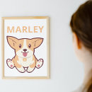 Suche nach corgi poster Tier