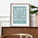Suche nach das leben ist besser poster Typografie