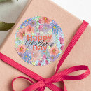 Suche nach der mutter tages aufkleber Aquarell