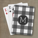 Suche nach karierte muster spielkarten Monogramm
