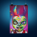 Suche nach ungeheuer poster Bunt