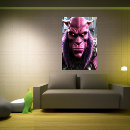 Suche nach rosa haar poster Für alle