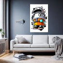 Suche nach niedlicher roboter poster Jede person