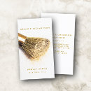 Suche nach makeup brushes visitenkarten Gold