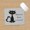 Suche nach schwarze katze des cartoon mousepads Lustig